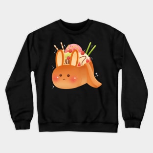 Bunny Toast Ice Cream Dessert Anxietea Crewneck Sweatshirt